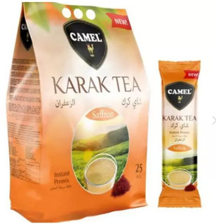 چای اورجینال کرک کمل با طعم زعفران ۵۰۰ گرم ، ۲۵ ساشه . kARAK TEA