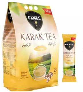 چای اورجینال کرک کمل با طعم زنجبیل ۵۰۰ گرم ، ۲۵ ساشه . kARAK TEA
